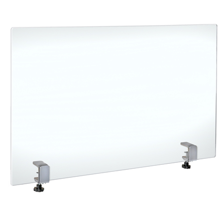 AZAR DISPLAYS 30" x 40" Acrylic Plexiglass W/ Metal Counter Edge Clamp 179756-187
